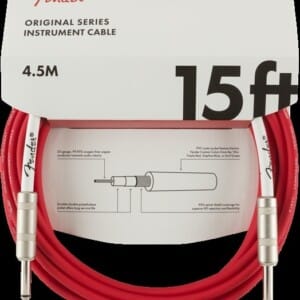 FENDER 099-0510-010 CABLE ORIGINAL FIESTA RED 4.5M