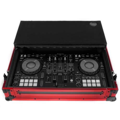 PLUGGER CASE PCCDJ800ELITE FLIGHT AVEC SUPPORT ORDI + ROULETTES POUR DDJ800