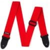 SANGLE GUITARE/BASSE POLY ROUGE DUNLOP D07-01RD