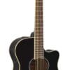 YAMAHA APX600 BLACK GTR FOLK EA PAN COUPE EPICEA NOIR