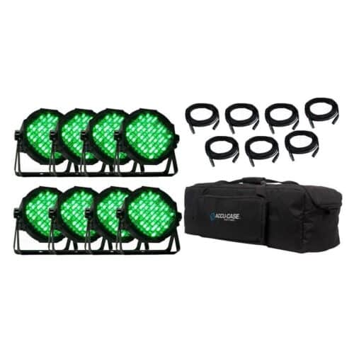 ADJ FLIGHT F8PARBAG SEMI RIGIDE POUR 8 PAR FLAT