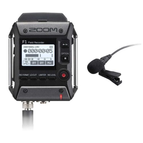 ZOOM F1-LP ENREGISTREUR NUMERIQUE + MICRO CRAVATE