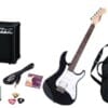 YAMAHA EG112GPIIBLACK PACK GUITARE ELECTRIQUE NOIR + AMPLI + ACCESSOIRES GUITARE ELECTRIQUE NOIR