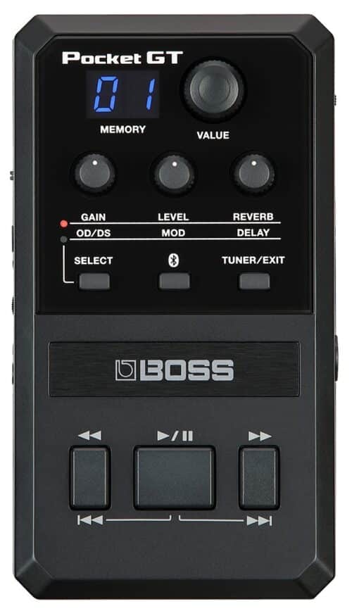 BOSS POCKETGT PEDALIER MULTI-EFFETS APPRENTISSAGE YOUTUBE